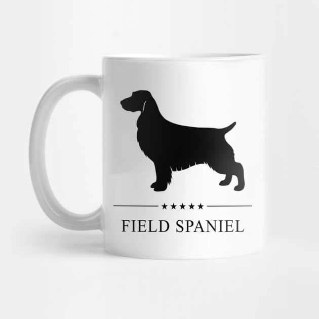 Field Spaniel Black Silhouette by millersye